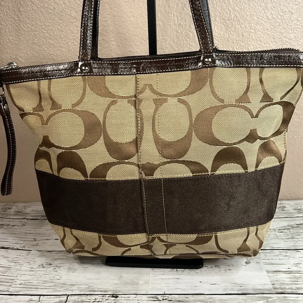 Coach Canvas Shoulder Bag